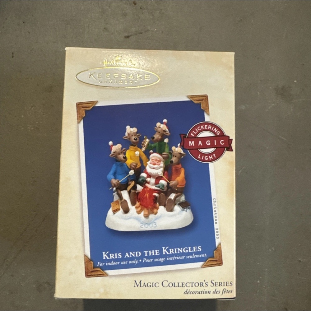 Hallmark Keepsake Ornament 2003 Kris And The Kringles Flickering Magic Light
